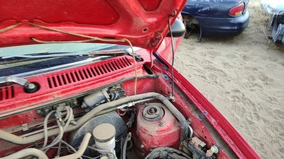1994-1997 Ford Aspire Pair Of Hood Hinges Right Left Set Assembly Oem Red