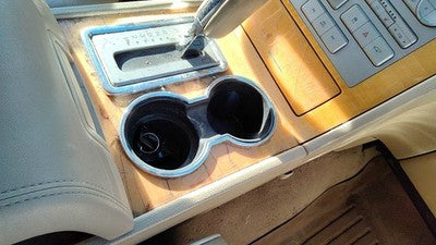 2007-2008 Lincoln Navigator Trim Bezel Around Shifter Oem Console Tan