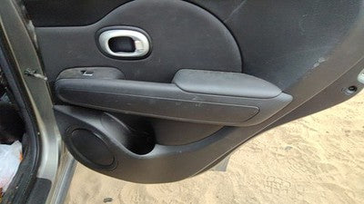 14-19 Kia Soul Passenger Right Rear Door Trim Panel With Switches Back Black Eq