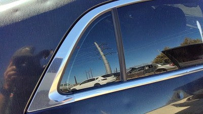08-12 Chevy Malibu Passenger Right Rear Vent Window Back Door Glass With Frame