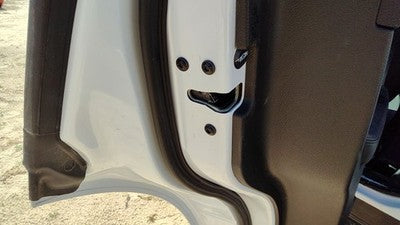 11-19 Police Interceptor Driver Left Rear Door Latch With Rods/Cables Back