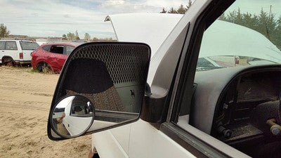 1992-2002 Ford Van E250 Driver Left Manual Side Mirror Door Mounted Oem