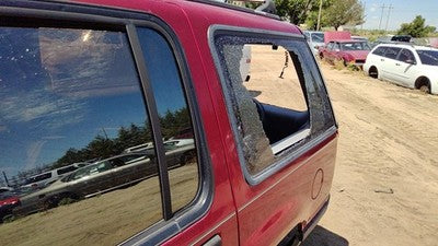 1991-1997 Ford Explorer Driver Left Rear Vent Window Back Door Glass With Frame