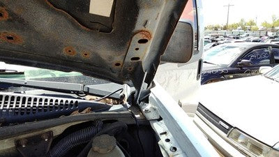 2012 Chevy Express Van Driver Left Hood Hinge Assembly Oem White 50U
