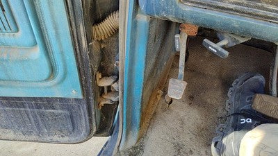 1982 Ford F150 Driver Left Lower Kick Trim Panel Oem Blue