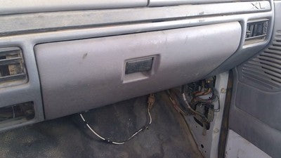 1996 Ford F450 Glove Box Assembly Complete Door With Latch Oem Gray