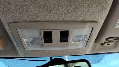 2010 Ford Focus Center Overhead Console Oem Dome Light Map Lamp Gray Gs