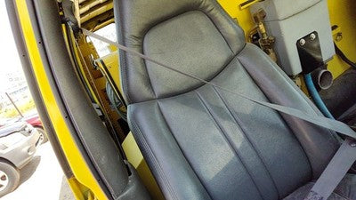 98-02 Van 2500 Passenger Right Front Seat Belt Retractor Shoulder 69W Dark Gray
