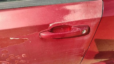 2009 10 Dodge Journey Driver Left Front Outside Door Handle Oem Inferno Red Prh