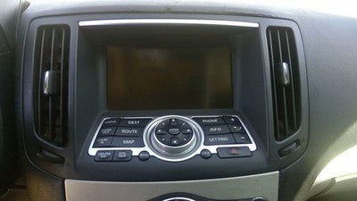 2007-2008 Infiniti G35 Trim Bezel Around Radio Surround Dash Panel Oem Black