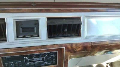 82-87 Grand Marquis Passenger Dash Trim Bezel With Heater Ac Vents Gray