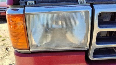 87-91 F150 Passenger Right Head Light Front Lamp With Turn Signal Chrome Trim