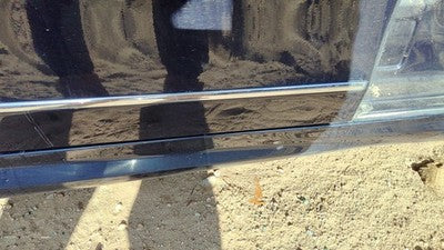 08-14 C300 Passenger Right Rear Moulding From Door Back Trim Lunar Blue 890