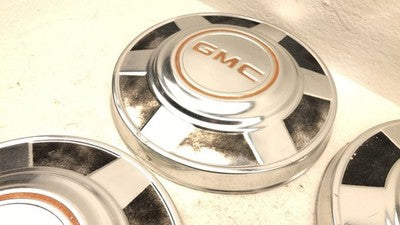 1976-1991 Gmc Sierra C3500 Hub Cap Wheel Cover Set Of 4 Oem 00349094