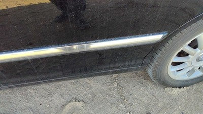 04-05 Hyundai Xg350 Driver Left Rear Moulding From Door Back Trim Strip Black