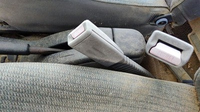 1995 Ford Aspire Driver Left Front Seat Belt Buckle Receiver Oem Gray