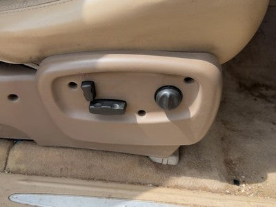 04 Rainier Passenger Right Side Power Seat Switch With Trim Panel Oem Tan 332