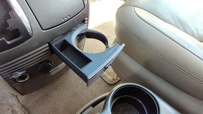 2004-2010 Toyota Sienna Slide Out Dash Mounted Cup Holder Assembly Oem Fawn 41