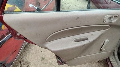 1997 Ford Escort Driver Left Rear Door Trim Panel Manual Back Tan F7Cz5427407Aac