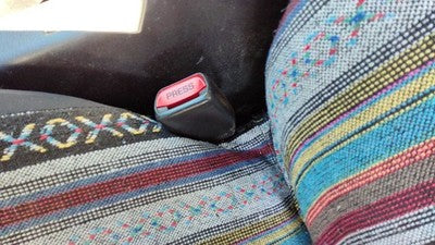 02 Infiniti G20 Driver Left Front Seat Belt Buckle Receiver Oem Black 868426j010