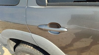 2001-06 Mazda Tribute Passenger Right Rear Outside Door Handle Oem Back Gray Cx