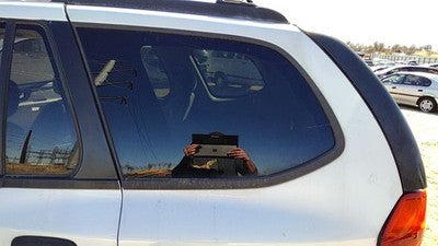 2002-2009 Gmc Envoy Driver Left Rear Quarter Glass Back Side Window Oem 15182310