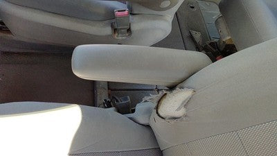 2008-2010 Dodge Grand Caravan Driver Left Front Arm Rest Side Seat Oem Gray Ds
