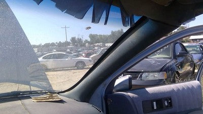 1991 Chevy Caprice Passenger Right A Pillar Trim Windshield Post Panel Oem Blue
