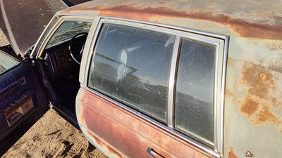 1984 Deville Sedan Lh Driver Left Drip Rail Molding Chrome Trim Above Doors Oem
