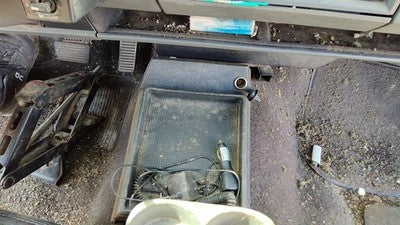 1994 Chevy S10 Blazer Center Floor Console Assembly Oem Black