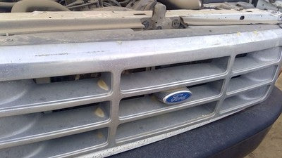 1992-1997 Ford F450 Front Grille Oem Chrome F4tz8200a