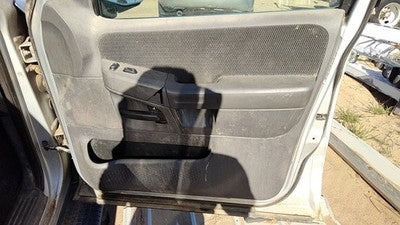 2001 02 Explorer Passenger Right Front Inside Door Trim Panel With Switches Gray