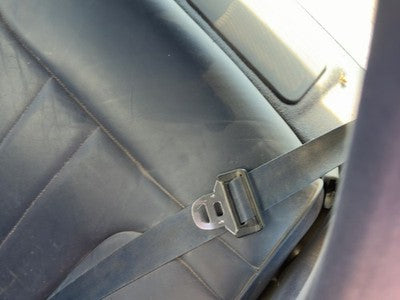 94 Town Car Complete Set Of Rear Seat Belts Retractor Buckle Left Right Back Blu