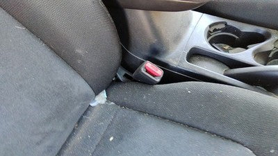 03-04 Mitsubishi Outlander Passenger Right Front Seat Belt Buckle Receiver Black