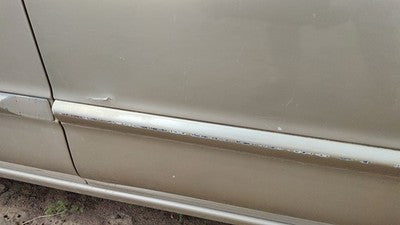 00-01 Nissan Maxima Passenger Right Front Moulding From Door Oem Trim Strip Gold