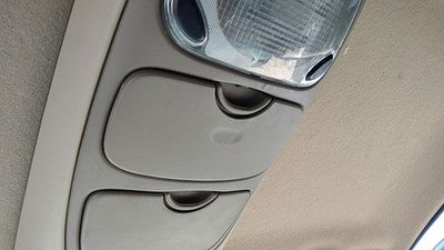 00-02 Expedition Center Overhead Console Oem Dome Light Map Lamp Cubby Tan Fh