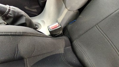 2000 01 Focus Station Wagon Driver Left Front Seat Belt Buckle Receiver Gray Ea