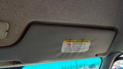 2002-2006 Dodge Sprinter Van 3500 Passenger Right Sun Visor Oem Gray Aa