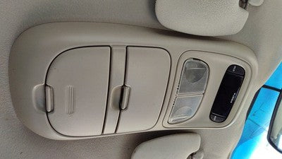 2000 Dodge Durango Center Overhead Console Oem Dome Light Map Lamp Cubby Tan