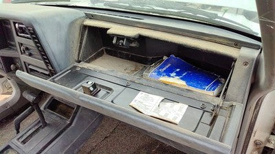 1992 Jeep Cherokee Glove Box Assembly Complete Door With Latch Oem Gray