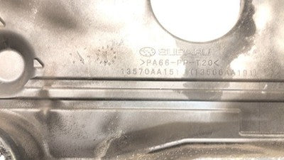 06-11 Subaru Impreza Outback Passenger Right Outer Timing Cover Plastic Oem 2.5L