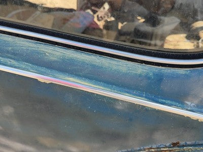 1971 Vw Super Beetle Driver Left Rear Moulding On Quarter Panel Oem