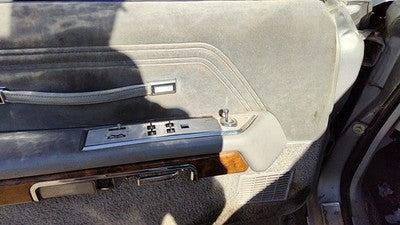 85 Grand Marquis Driver Left Front Door Trim Panel With Master Switch Gray