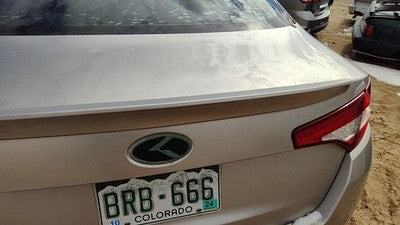 2011-2013 Kia Optima Sx Rear Spoiler Back Wing Oem Satin Metal Stm 872504C000