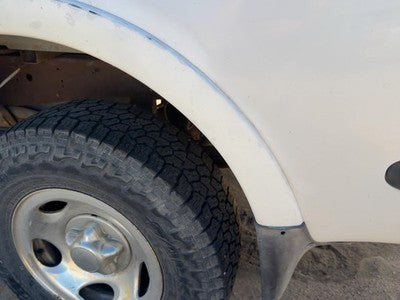 1997-2004 Ford F150 Driver Left Rear Wheel Flare Moulding Oem Back White Yz
