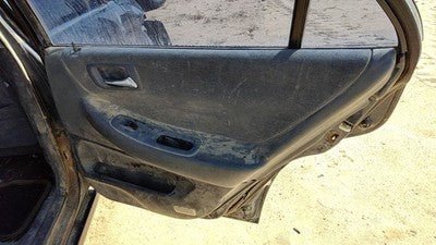 99 00 Honda Accord Passenger Right Rear Door Trim Panel With Switches Back Gray