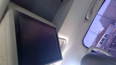 05-12 Pathfinder Rear Overhead Console Assembly Back Dvd Player Graphite K