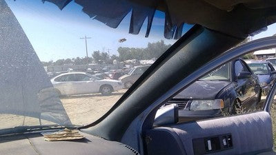 1991 Chevy Caprice Passenger Right A Pillar Trim Windshield Post Panel Oem Blue