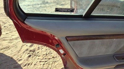1996 Olds 88 Driver Left Rear Door Trim Panel With Switches Back Gray
