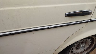 1980 Mercedes 300Td Driver Left Rear Upper Moulding From Door Back Trim Strip